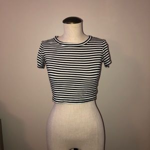 Striped Crop Top